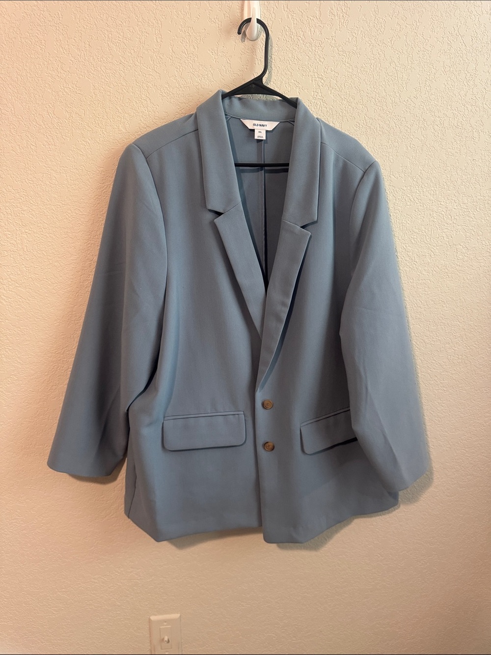 Old Navy Dusty Blue Women's Single-Breasted Blazer